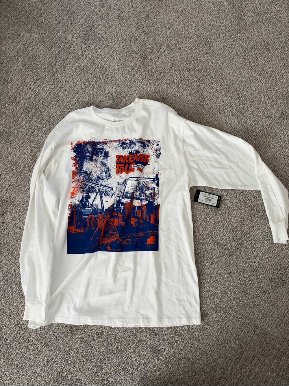 PWHL Edmonton 'Takeover Tour' Graphic Long-Sleeve Shirt